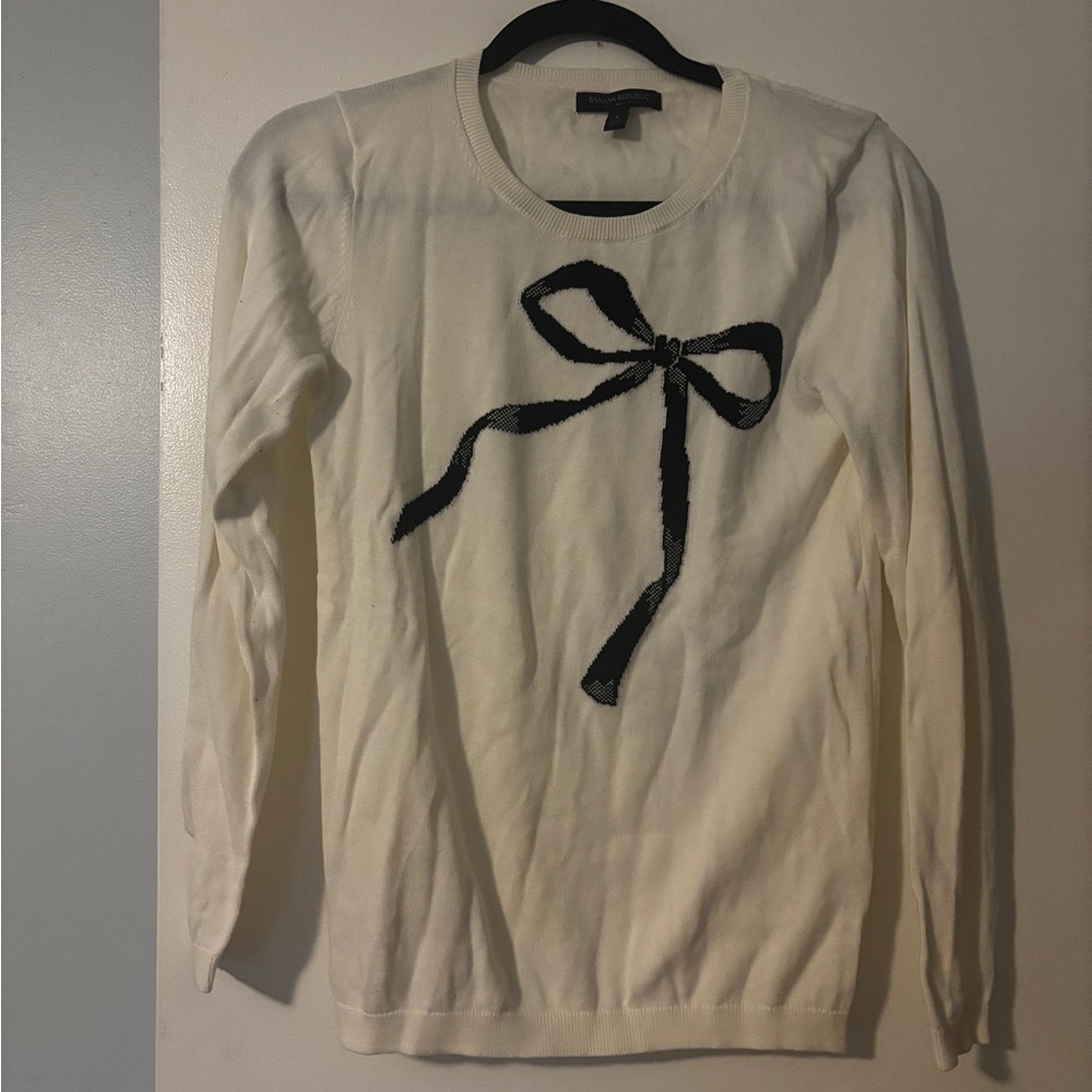 Banana Republic Bow Sweater, Size S